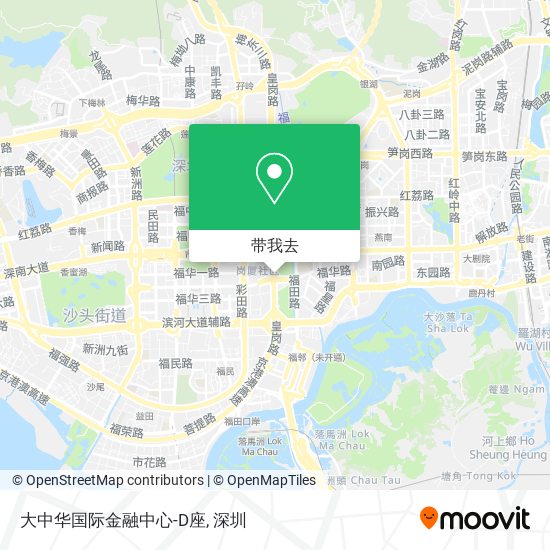 大中华国际金融中心-D座地图