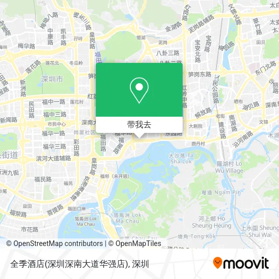 全季酒店(深圳深南大道华强店)地图