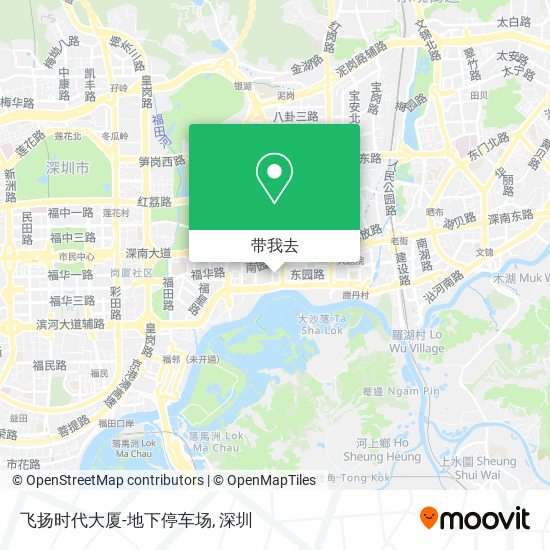 飞扬时代大厦-地下停车场地图