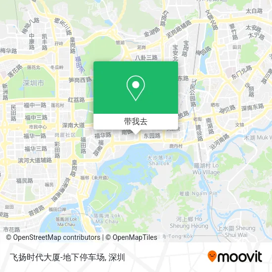 飞扬时代大厦-地下停车场地图