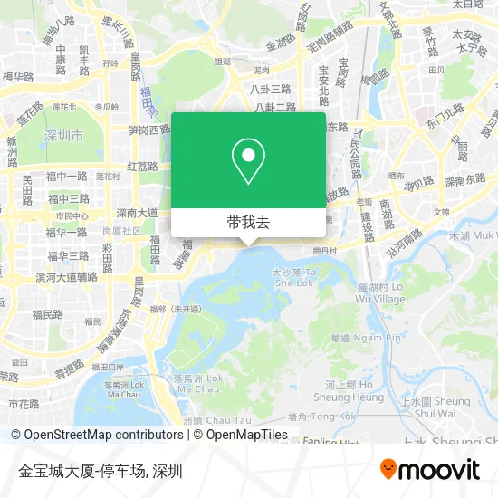 金宝城大厦-停车场地图