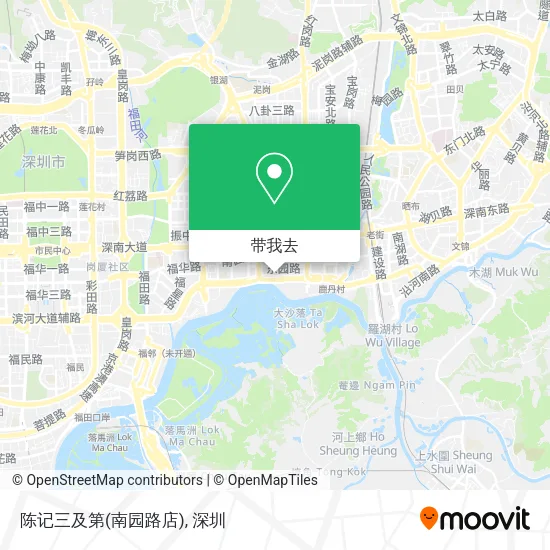 陈记三及第(南园路店)地图