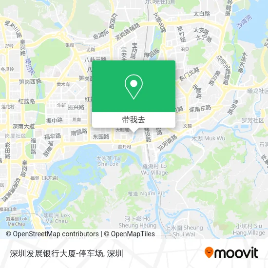 深圳发展银行大厦-停车场地图