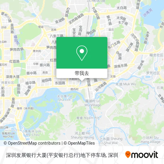 深圳发展银行大厦(平安银行总行)地下停车场地图
