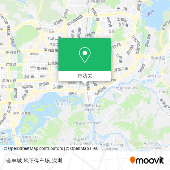 金丰城-地下停车场地图