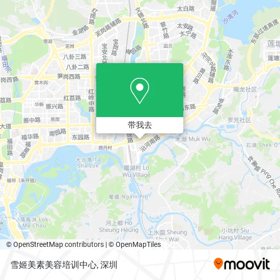 雪姬美素美容培训中心地图