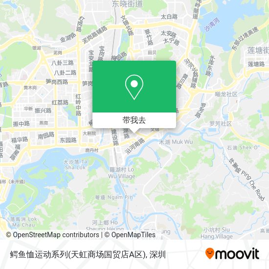 鳄鱼恤运动系列(天虹商场国贸店A区)地图