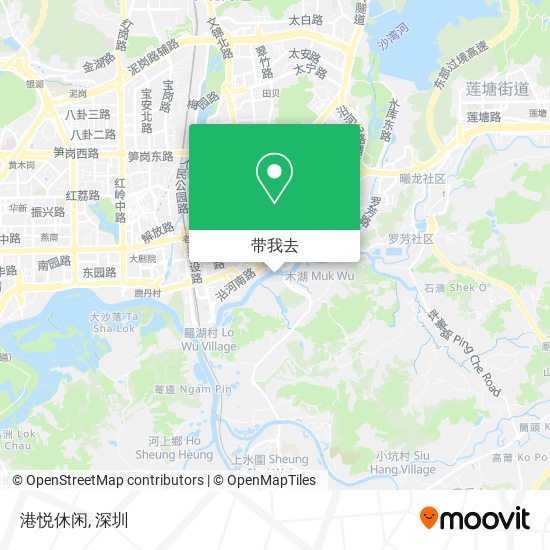 港悦休闲地图