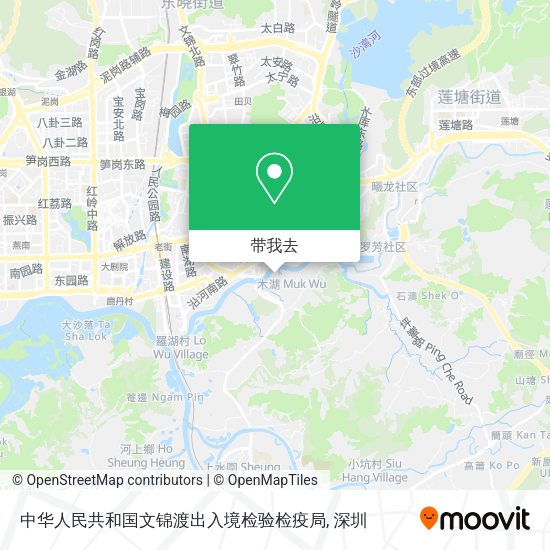 中华人民共和国文锦渡出入境检验检疫局地图