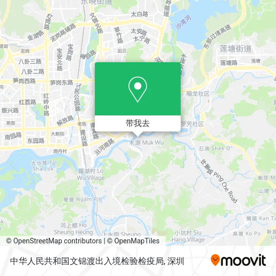 中华人民共和国文锦渡出入境检验检疫局地图