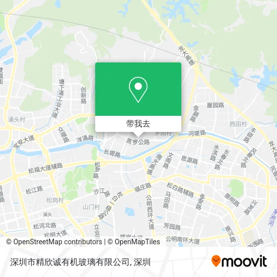 深圳市精欣诚有机玻璃有限公司地图