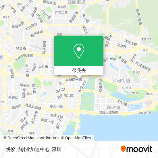 蚂蚁邦创业加速中心地图