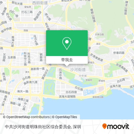 中共沙河街道明珠街社区综合委员会地图