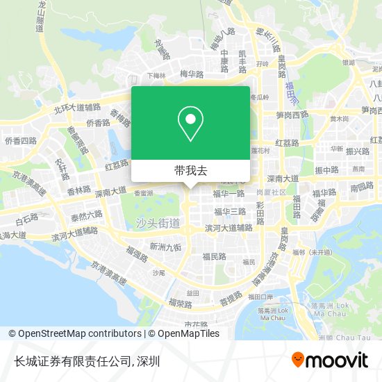 长城证券有限责任公司地图