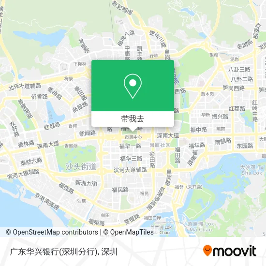 广东华兴银行(深圳分行)地图
