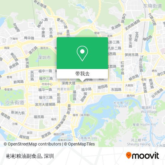 彬彬粮油副食品地图