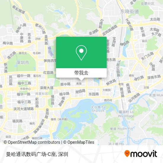 曼哈通讯数码广场-C座地图
