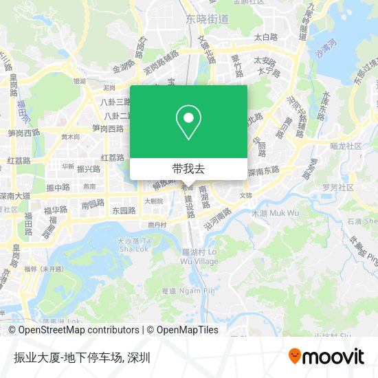 振业大厦-地下停车场地图