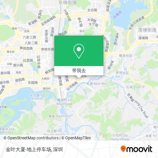 金叶大厦-地上停车场地图