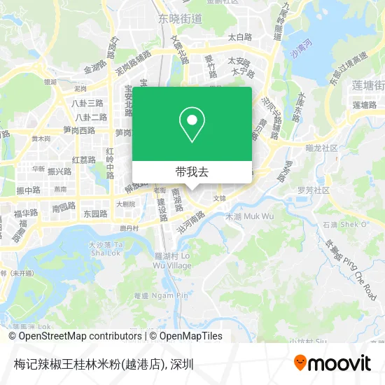 梅记辣椒王桂林米粉(越港店)地图