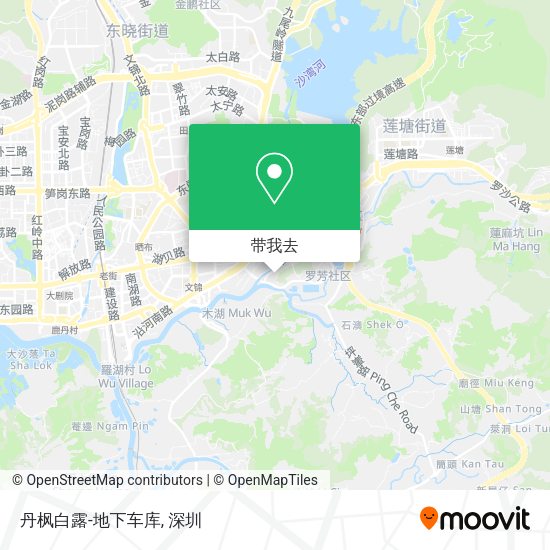 丹枫白露-地下车库地图