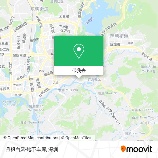 丹枫白露-地下车库地图