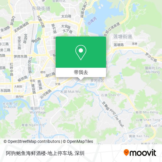 阿驹鲍鱼海鲜酒楼-地上停车场地图
