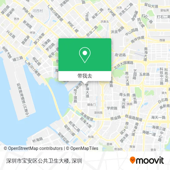 深圳市宝安区公共卫生大楼地图