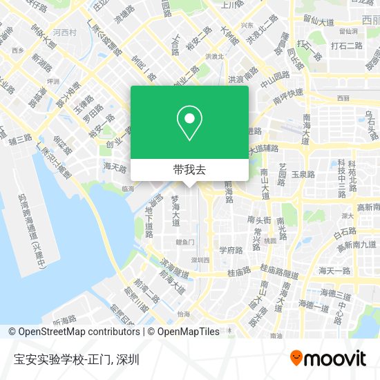 宝安实验学校-正门地图
