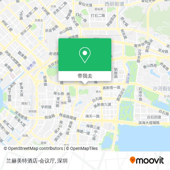 兰赫美特酒店-会议厅地图
