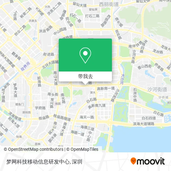梦网科技移动信息研发中心地图