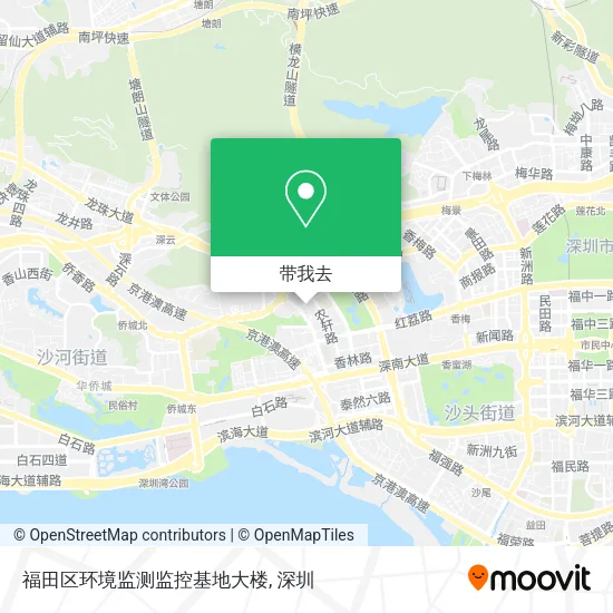 福田区环境监测监控基地大楼地图