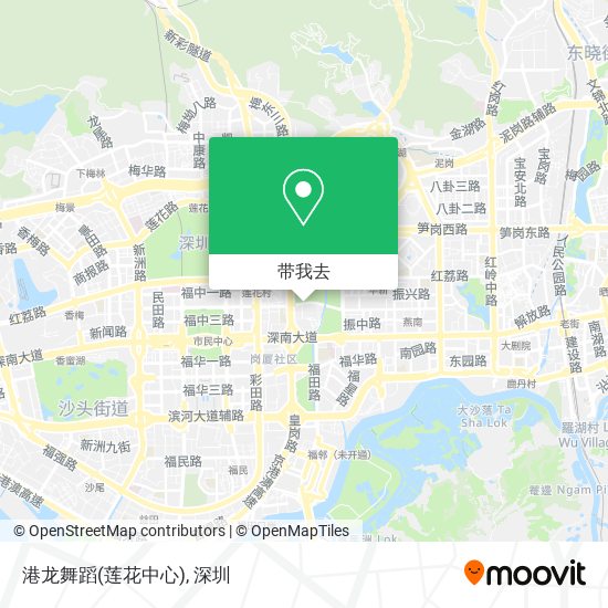 港龙舞蹈(莲花中心)地图
