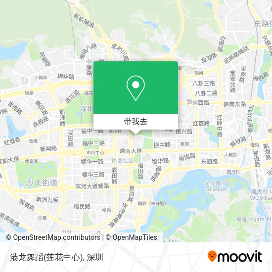港龙舞蹈(莲花中心)地图