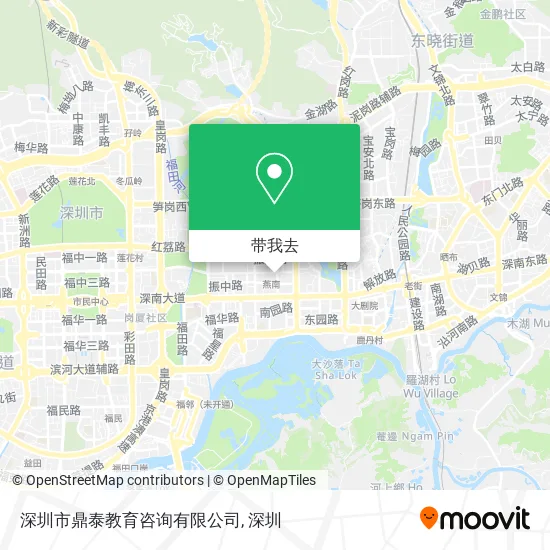 深圳市鼎泰教育咨询有限公司地图