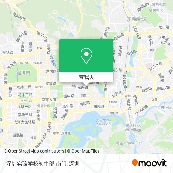 深圳实验学校初中部-南门地图