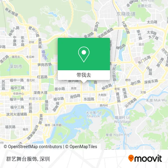 群艺舞台服饰地图