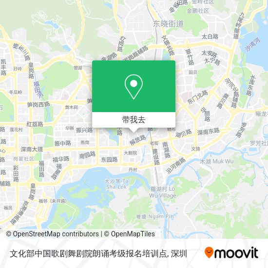 文化部中国歌剧舞剧院朗诵考级报名培训点地图