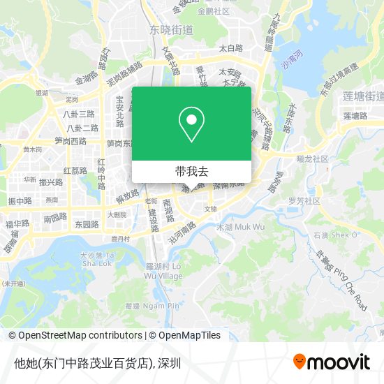 他她(东门中路茂业百货店)地图