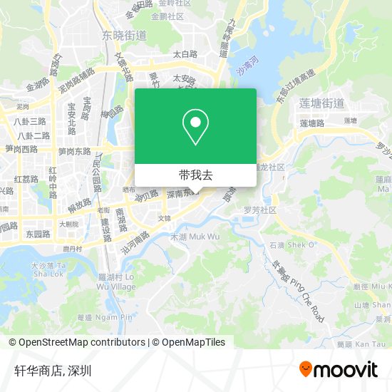 轩华商店地图
