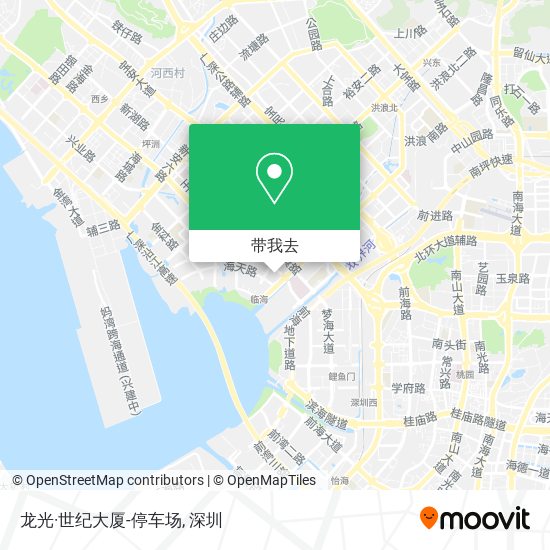 龙光·世纪大厦-停车场地图