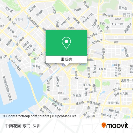 中南花园-东门地图