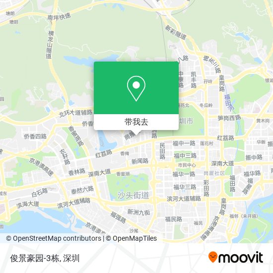 俊景豪园-3栋地图