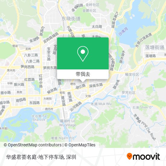 华盛君荟名庭-地下停车场地图