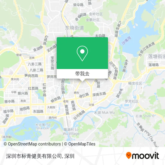 深圳市标青健美有限公司地图