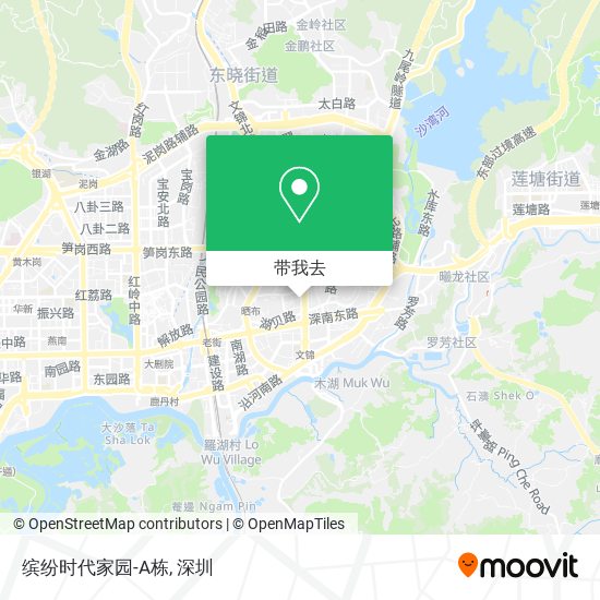 缤纷时代家园-A栋地图