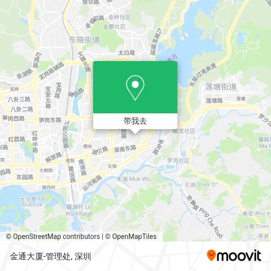 金通大厦-管理处地图