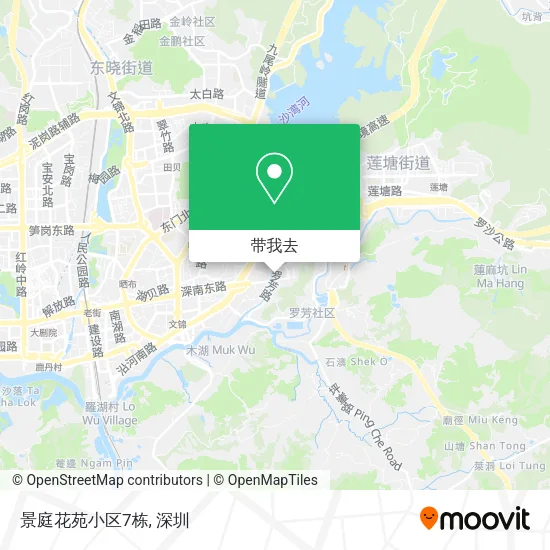 景庭花苑小区7栋地图