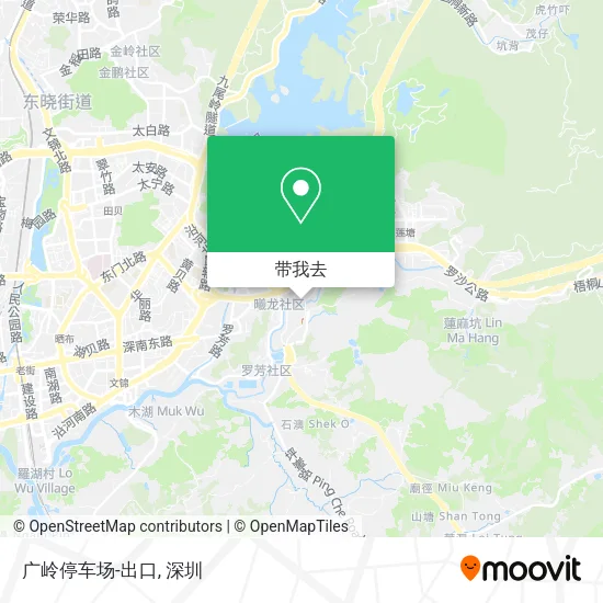 广岭停车场-出口地图