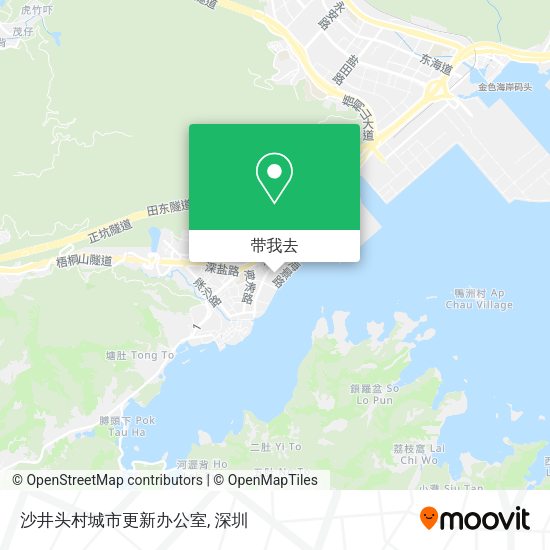 沙井头村城市更新办公室地图